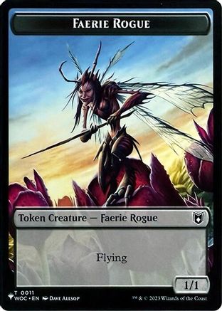 Faerie Rogue // Ape Double-Sided Token (LIST-11 // 10) [Mystery Booster] The List Reprints MTG Single Wizards of the Coast