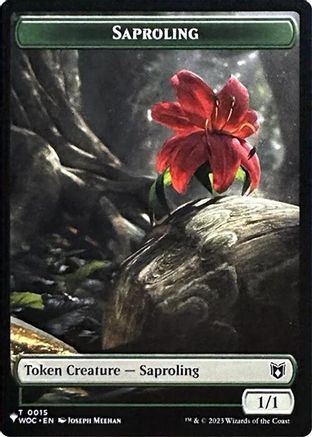 Saproling // Sliver Double-Sided Token (LIST-15 // 2) [Mystery Booster] The List Reprints MTG Single Wizards of the Coast