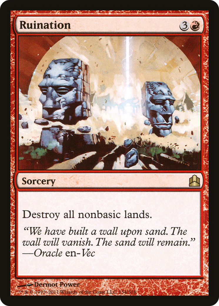 Ruination (CMD-134) [Commander 2011] MTG Single Wizards of the Coast