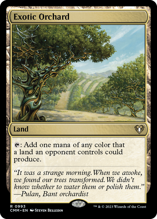 Exotic Orchard (CMM-993) [Commander Masters] MTG Single Wizards of the Coast
