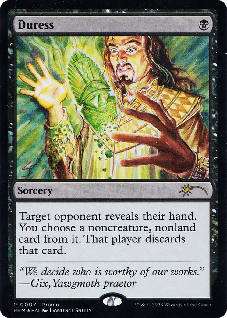 Duress (Graphic Novel Insert) (MEDIA-007) [Misc] Media and Collaboration Promos Foil MTG Single Wizards of the Coast