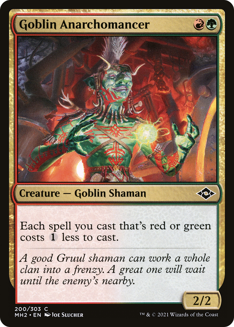 Goblin Anarchomancer (MH2-200) [Modern Horizons 2] Foil MTG Single Modern Horizons 2