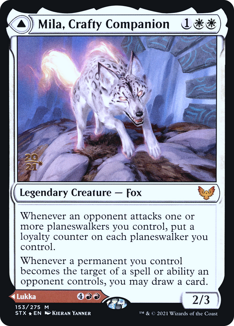 Mila, Crafty Companion (PRE-153) [Strixhaven: School of Mages Promos] Foil MTG Single Wizards of the Coast