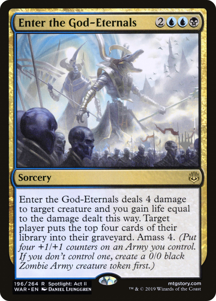 Enter the God-Eternals (PPELD-196) [War of the Spark Promos] MTG Single Wizards of the Coast