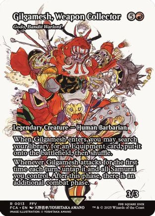 Gilgamesh, Weapon Collector - Godo, Bandit Warlord (Showcase) (FCA-013) [FINAL FANTASY: Through the Ages] Foil MTG Single Wizards of the Coast