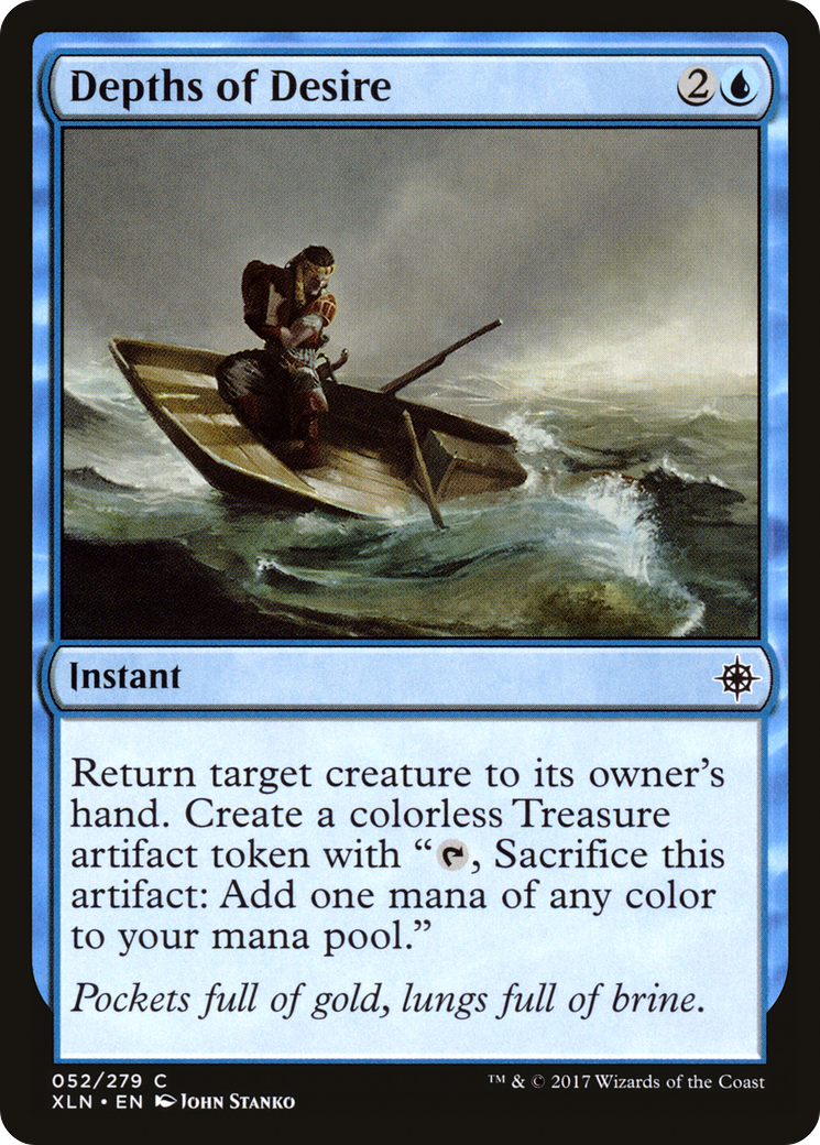 Depths of Desire (XLN-052) [Ixalan] MTG Single Wizards of the Coast