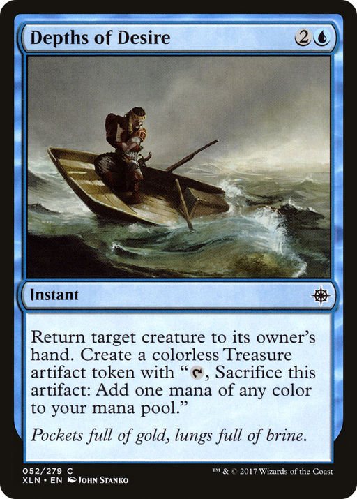 Depths of Desire (XLN-052) [Ixalan] MTG Single Wizards of the Coast