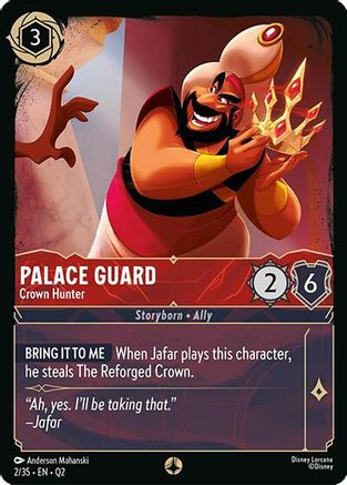Palace Guard - Crown Hunter (2/35) [Illumineers Quest Palace Heist] Lorcana Single Disney