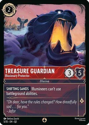 Treasure Guardian - Illusionary Protector (5/35) [Illumineers Quest Palace Heist] Lorcana Single Disney