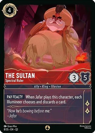 The Sultan - Spectral Ruler (8/35) [Illumineers Quest Palace Heist] Lorcana Single Disney