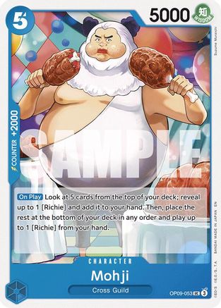Mohji (Reprint) (OP09-053) [Starter Deck 25: BLUE Buggy] One Piece Single Bandai