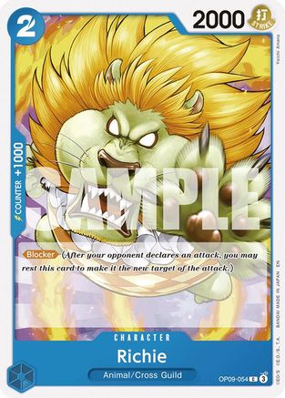 Richie (Reprint) (OP09-054) [Starter Deck 25: BLUE Buggy] One Piece Single Bandai