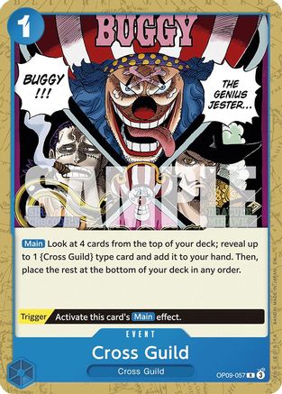 Cross Guild (Reprint) (OP09-057) [Starter Deck 25: BLUE Buggy] One Piece Single Bandai