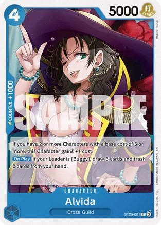 Alvida (ST25-001) [Starter Deck 25: BLUE Buggy] One Piece Single Bandai