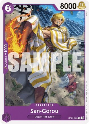 San-Gorou (Reprint) (OP05-065) [Starter Deck 26: PURPLE/BLACK Monkey.D.Luffy] One Piece Single Bandai