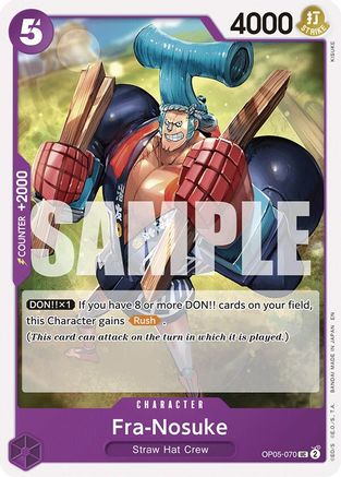 Fra-Nosuke (Reprint) (OP05-070) [Starter Deck 26: PURPLE/BLACK Monkey.D.Luffy] One Piece Single Bandai