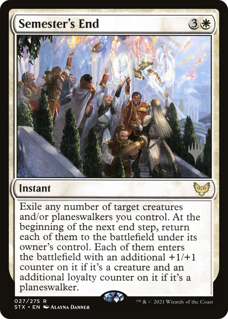 Semester's End (PPSTX-027) [Strixhaven: School of Mages Promos] Foil MTG Single Wizards of the Coast