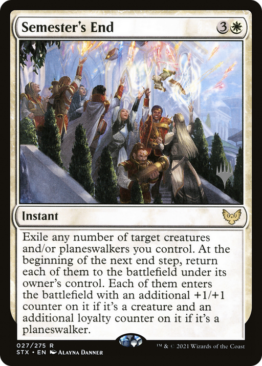 Semester's End (PPSTX-027) [Strixhaven: School of Mages Promos] Foil MTG Single Wizards of the Coast