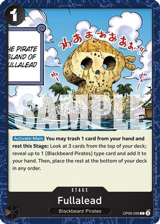 Fullalead (Reprint) (OP09-099) [Starter Deck 27: BLACK Marshall.D.Teach] One Piece Single Bandai