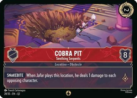 Cobra Pit - Seething Serpents (28/35) [Illumineers Quest Palace Heist] Lorcana Single Disney