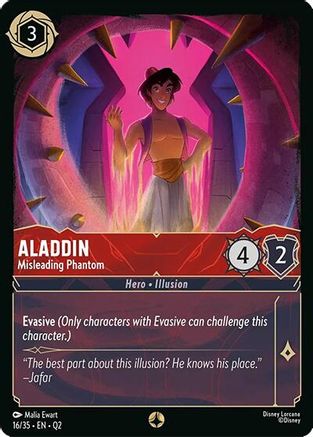 Aladdin - Misleading Phantom (16/35) [Illumineers Quest Palace Heist] Lorcana Single Disney
