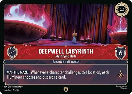 Deepwell Labyrinth - Mystifying Halls (32/35) [Illumineers Quest Palace Heist] Lorcana Single Disney