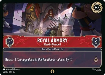Royal Armory - Heavily Guarded (30/35) [Illumineers Quest Palace Heist] Lorcana Single Disney