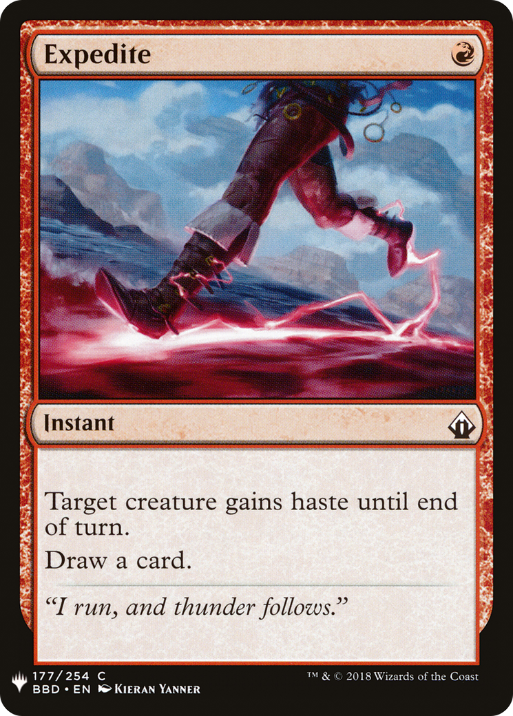Expedite (LIST-BBD-177) [Mystery Booster] The List MTG Single Wizards of the Coast