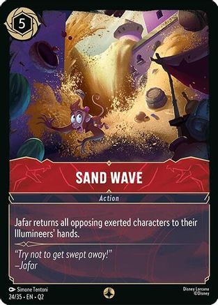Sand Wave (24/35) [Illumineers Quest Palace Heist] Lorcana Single Disney