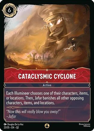 Cataclysmic Cyclone (23/35) [Illumineers Quest Palace Heist] Lorcana Single Disney