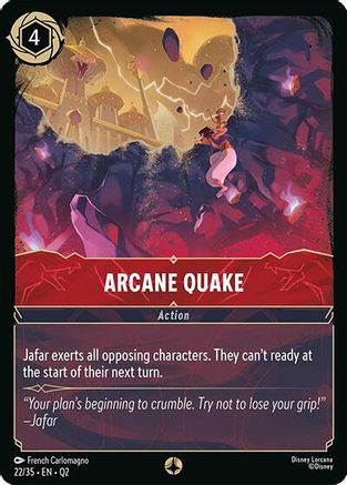 Arcane Quake (22/35) [Illumineers Quest Palace Heist] Lorcana Single Disney