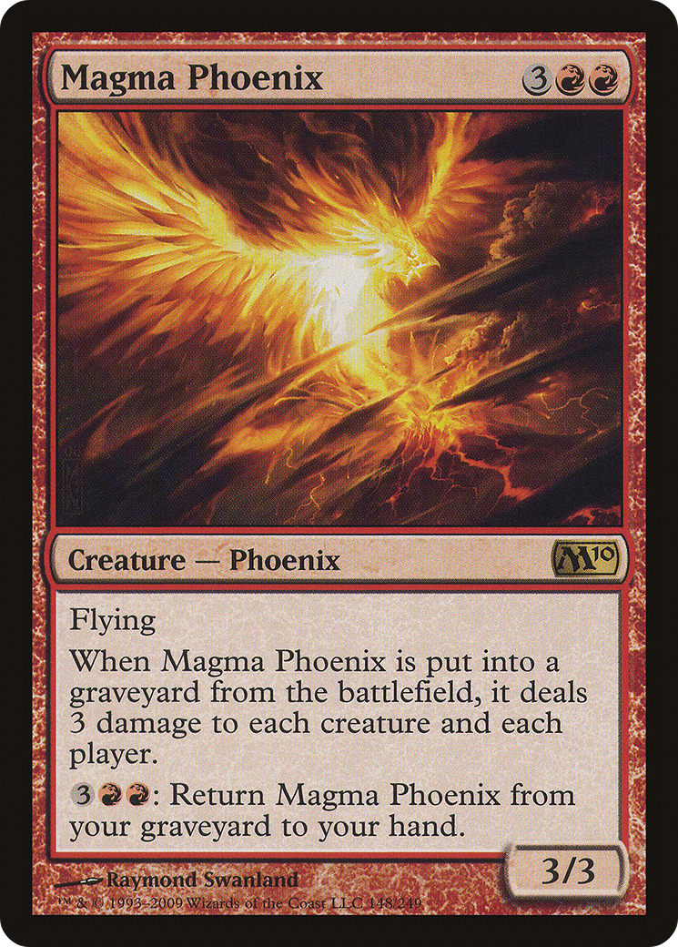 Magma Phoenix (M10-148) [Magic 2010] Foil MTG Single Wizards of the Coast