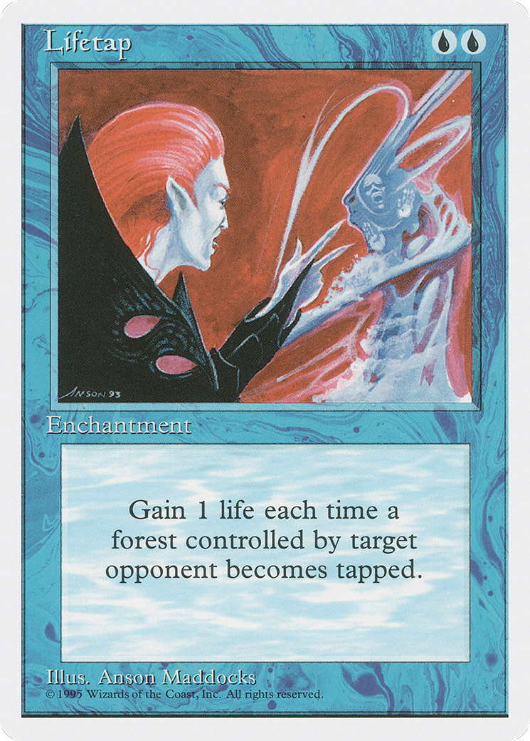 Lifetap (4ED-081) [Fourth Edition] MTG Single Wizards of the Coast