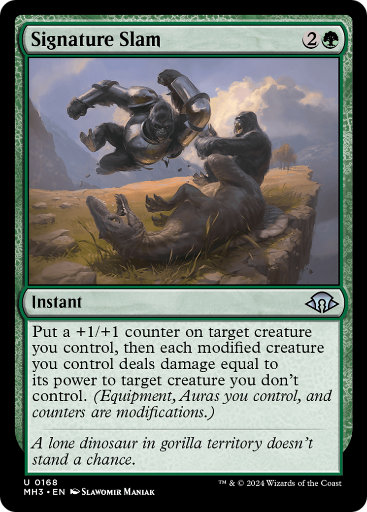 Signature Slam (MH3-168) [Modern Horizons 3] Foil MTG Single Modern Horizons 3