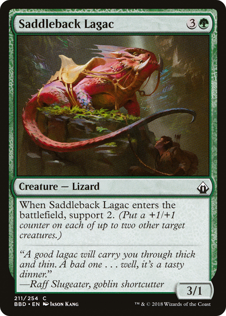 Saddleback Lagac (BBD-211) [Battlebond] MTG Single Wizards of the Coast