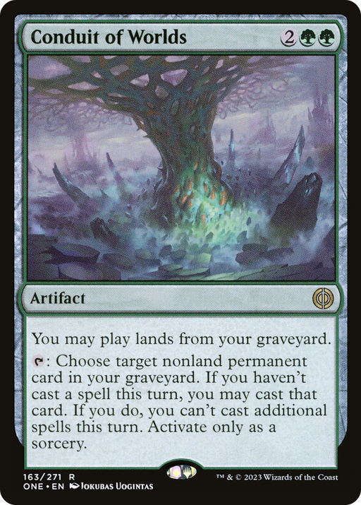 Conduit of Worlds (ONE-163) [Phyrexia: All Will Be One] MTG Single Wizards of the Coast