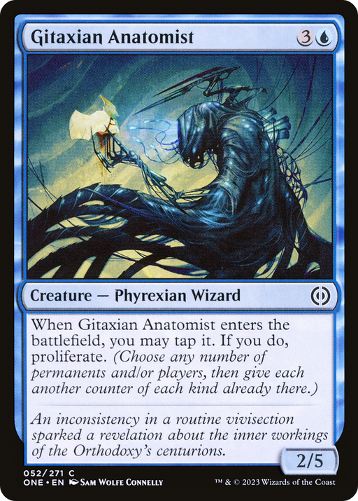 Gitaxian Anatomist (ONE-052) [Phyrexia: All Will Be One] Foil MTG Single Wizards of the Coast
