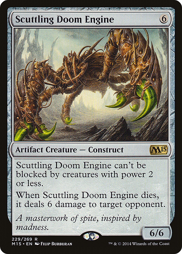 Scuttling Doom Engine (M15-229) [Magic 2015] Foil MTG Single Wizards of the Coast