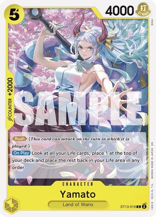 Yamato (Reprint) (ST13-016) [Starter Deck 28: GREEN/YELLOW Yamato] One Piece Single Bandai