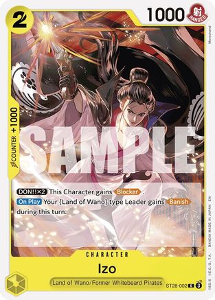Izo (ST28-002) [Starter Deck 28: GREEN/YELLOW Yamato] One Piece Single Bandai