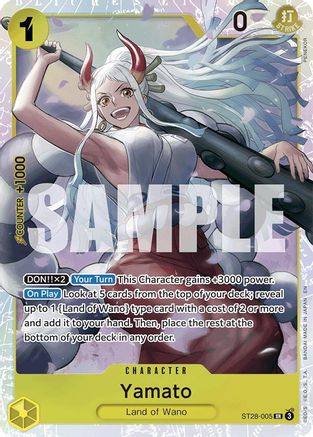 Yamato (ST28-005) [Starter Deck 28: GREEN/YELLOW Yamato] Foil One Piece Single Bandai
