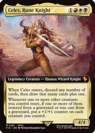 Celes, Rune Knight (FIC-167) [Commander: FINAL FANTASY] MTG Single Wizards of the Coast