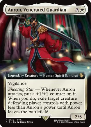 Auron, Venerated Guardian (FIC-130) [Commander: FINAL FANTASY] Foil MTG Single Wizards of the Coast
