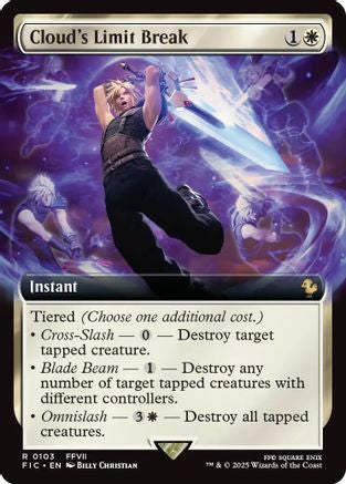 Cloud's Limit Break (FIC-103) [Commander: FINAL FANTASY] MTG Single Wizards of the Coast