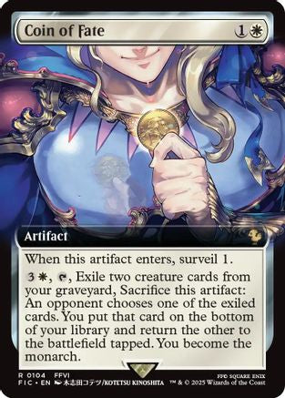 Coin of Fate (FIC-104) [Commander: FINAL FANTASY] MTG Single Wizards of the Coast