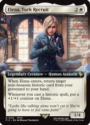 Elena, Turk Recruit (FIC-133) [Commander: FINAL FANTASY] MTG Single Wizards of the Coast