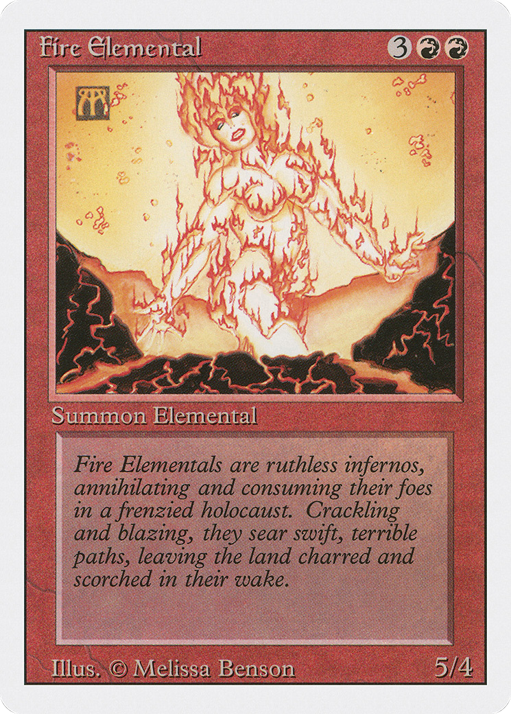 Fire Elemental (3ED-149) [Revised Edition] MTG Single Wizards of the Coast