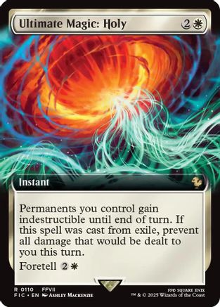 Ultimate Magic: Holy (FIC-110) [Commander: FINAL FANTASY] MTG Single Wizards of the Coast