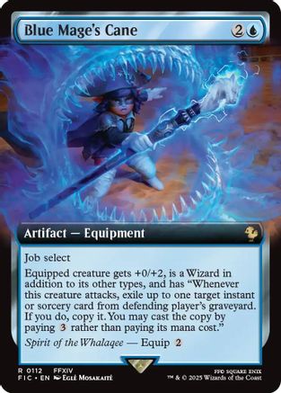 Blue Mage's Cane (FIC-112) [Commander: FINAL FANTASY] MTG Single Wizards of the Coast