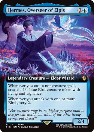 Hermes, Overseer of Elpis (Extended Art) (FIC-141) [Commander: FINAL FANTASY] MTG Single Wizards of the Coast